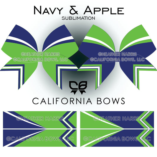 Navy Blue Apple Sublimation Athletic Combo Pack Download PNG