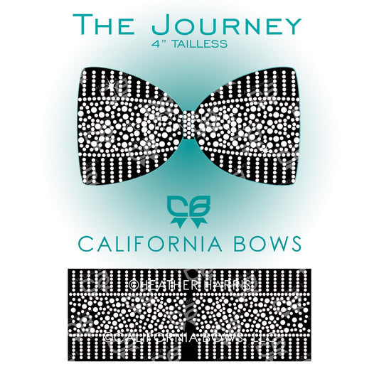 Journey 4" Tailless Bow Rhinestone Template Download