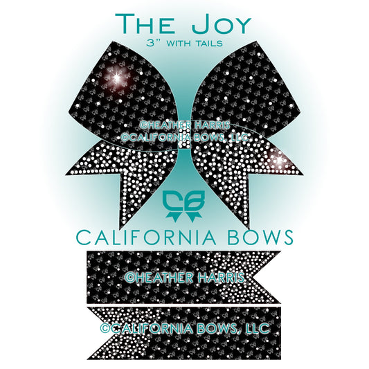 Joy 3" Bow Rhinestone Template Download
