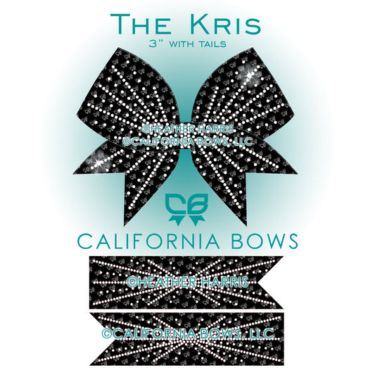 Kris 3" Bow Rhinestone Template Download