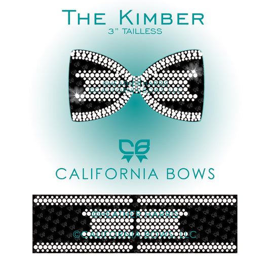 Kimber 3" Tailless Bow Rhinestone Template Download