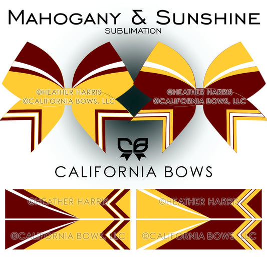 Sunshine & Mahogany Sublimation Athletic Combo Pack Download PNG